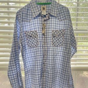 Wrangler Jean button down shirts for women